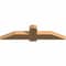 Ekena Millwork Eugene Smooth Timber Gable Bracket, Western Red Cedar, 48"W x 12"H x 3 1/2"D x 5 1/2"F, 6/12 Pitch GBW048X12X0406EUG00SWR - alternate 4